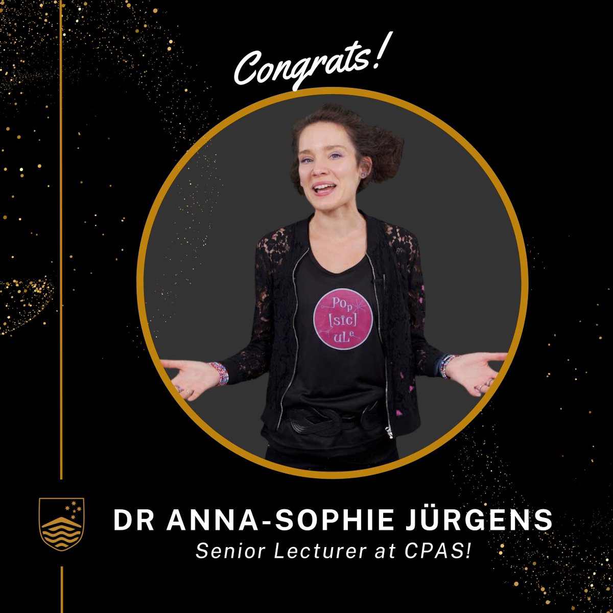 Starting in 2024, we congratulate recently promoted colleagues for their outstanding contributions to #education, #research, and #service. 

We want to give a special congrats Dr Jürgens on this much-deserved achievement! 

#ANUExpert @ourANU @AnnaSo_Jurgens @ANU_Popsicule