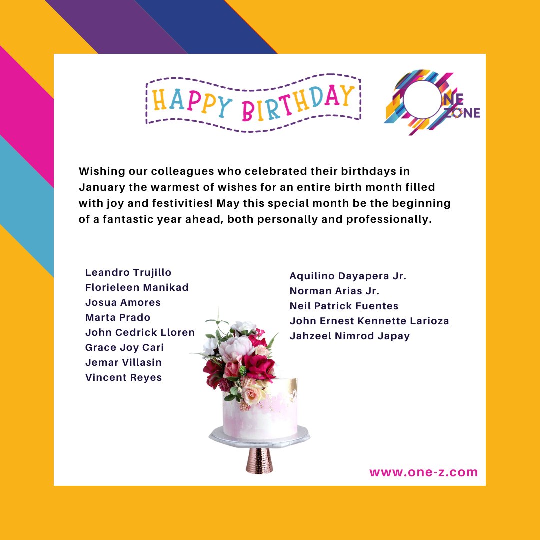 Wishing our colleagues who celebrated their birthdays in January the warmest of wishes for an entire birth month filled with joy and festivities! May this special month be the beginning of a fantastic year ahead, both personally and professionally.
#HappyBirthday #newyearborn
