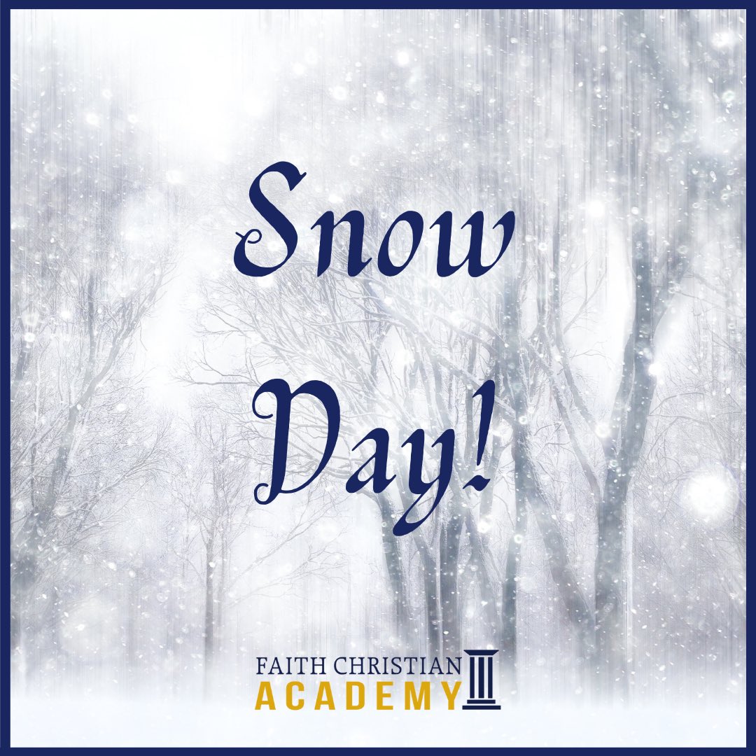 fcakcmo's tweet photo. In consideration of the safety of our students and our uncertainty regarding the possibility of icy road conditions tomorrow, FCA will not be in session tomorrow, Wednesday,January 10th. Please check FACTS for homework updates. #fcaclassical https://t.co/J3WAztbrLp