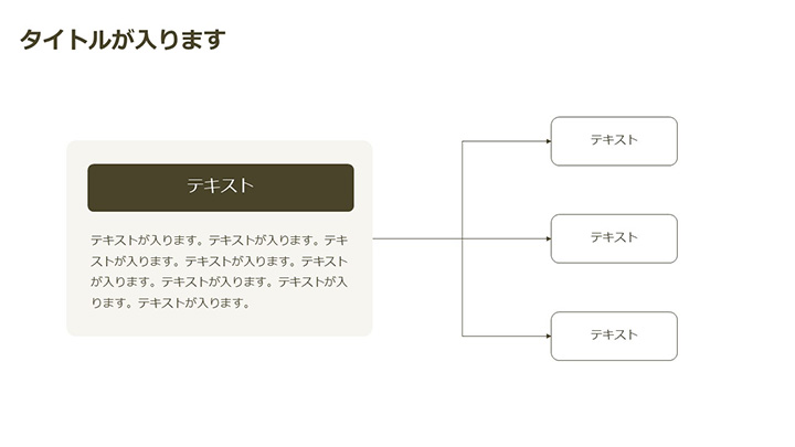 enpreth's tweet photo. 【1日1つ覚えれば資料作りがラクになる】
一つの情報から3つの情報へ繋がることを表現

作成　　パワーポイント
用途　　図解
要素　　図形 / 矢印
サイズ　16:9

https://t.co/3PKBnZ3kdq https://t.co/XKpKd1cGbi