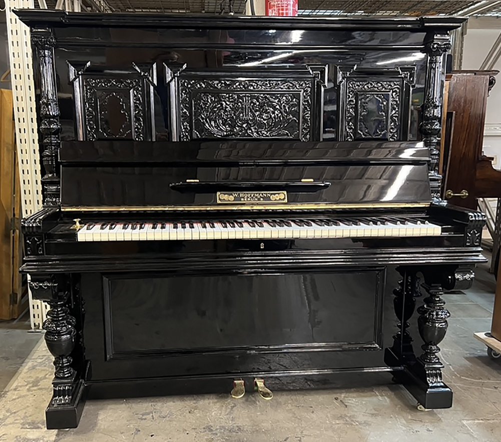 KBPianoForte's tweet photo. Concert upright by Hoffmann, Berlin. Height 141 cm.Manufactured approximately 1890.  The Hoffmann sounds like a grand piano.
https://t.co/7LBoBtUzIT

#KlinkenbergPianoforte #piano #klavier #Hoffmann #antique  #pianos #Pianoforte #Keyboard #palacepianos #upright #artcase  #berlin https://t.co/md5huaXDpu