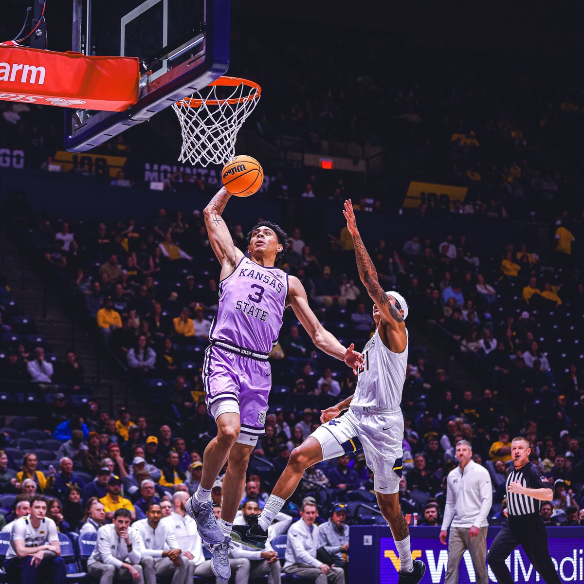 Big12Conference's tweet image. Yes we are a ‘lil biased.

Yes we also think these are one of the best jerseys in College Basketball. 🟣

#Big12MBB | @KStateMBB
