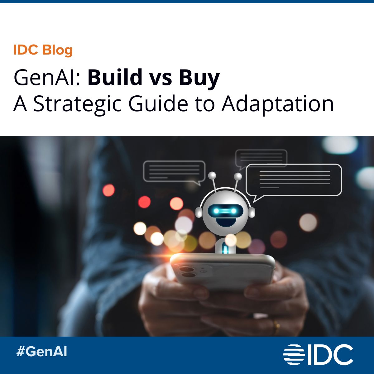 IDCLatin's tweet image. Unlock the potential of #GenAI in our latest #IDCblog. As 2024 unfolds, #organizations face a crucial decision: build or buy GenAI #solutions. 
Dive into key considerations and explore GenAI&apos;s #impact on #productivity and #industry applications.
ow.ly/J93850QnQxt