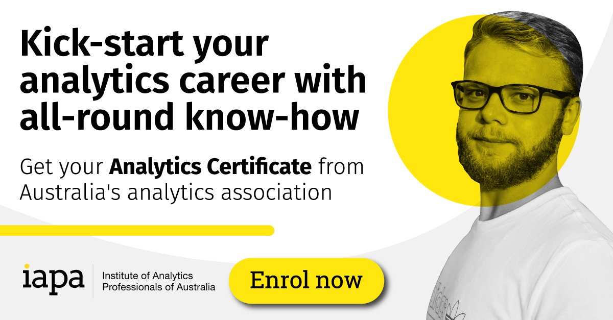 🟡Ready for a 2024 career kickstart? Get the all-round know-how around working with #data with the IAPA #Analytics Certificate. 👉Get Started &gt; bit.ly/3ScHLIX 

#DataAnalytics #DataPrivacy #DataScience