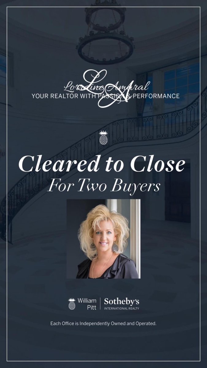 lamaralrealtor's tweet photo. Double closings for two awesome buyers this week in record time! With FHA and Conventional loans we won the bids!  Happy buyers make the best homeowners ♥️🏡
#letmemoveyou #realestate  #realestateagent  #buyersagent  #youragent #cleartoclose #sold  #williampittsothebys https://t.co/duyuQlgOVf