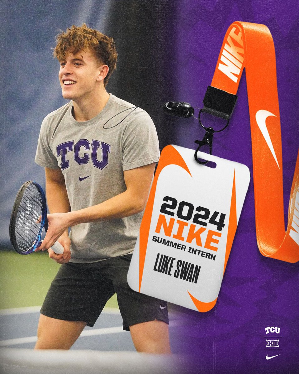 This guy’s going places 📈

Congratulations to Luke Swan on earning TCU’s selection for the 2024 Nike Summer Internship Program!

#GoFrogs