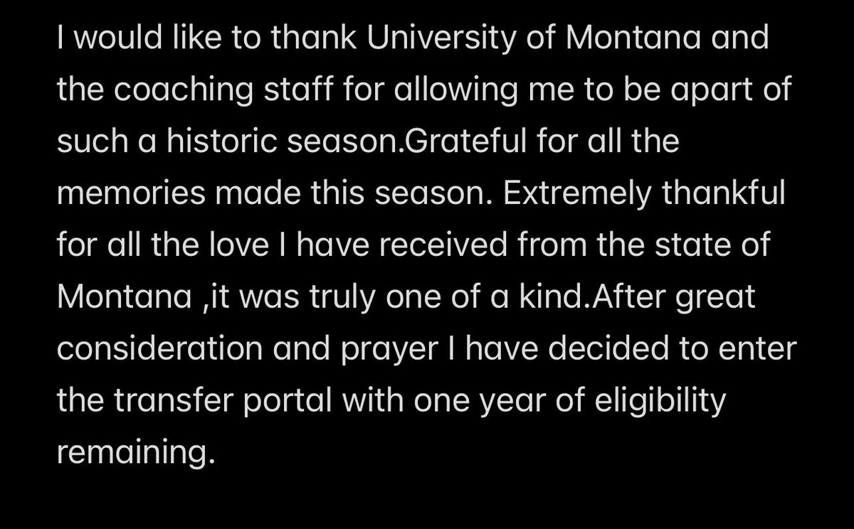 Thank you Montana for everything❤️….Forever a Griz !🐻