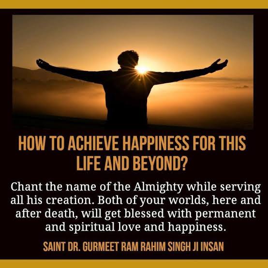ThisIsMohit777's tweet photo. Those who do recite GOD'S WORDS and render SELFLESS SERVICES while following the holy sermons, God Almighty never go away from them. Rather He remains with them and never lets them to be deprived of anything!
~ Saint Gurmeet Ram Rahim Ji Insan!

#LifeChangingTips
#WednesdayWisdom https://t.co/zlDUfQqm1X
