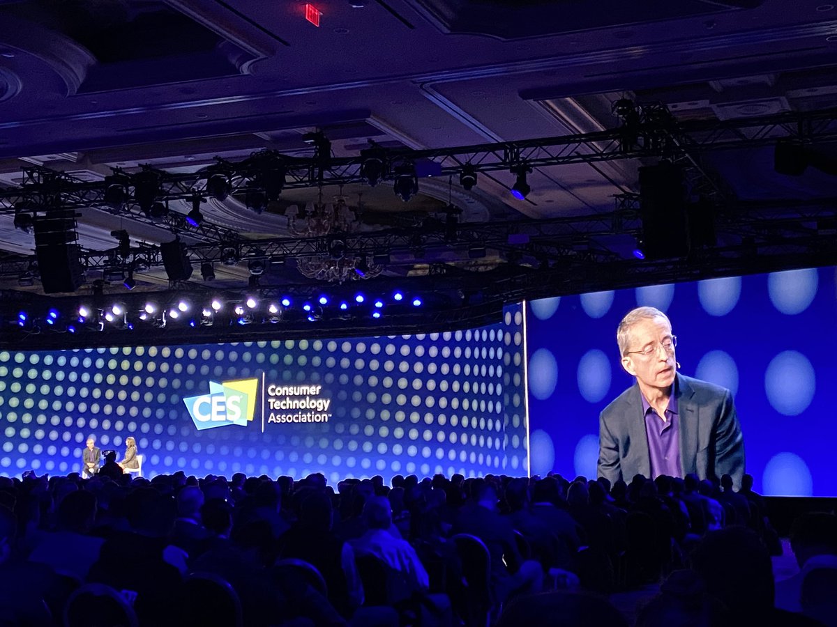 Intel Corporation’s Pat Gelsinger at #CES2024: Sees lots of potential in the company’s “AI PC”, a package that integrates CPU, GPU and NPU. Also partnered with Microsoft  using Co-Pilot. Assigns extraordinary economic value to #AI use cases.