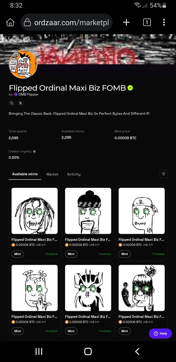 flippedmaxibiz's tweet photo. This page is not mine ,, and I released last night . Don't be scammed minting the wrong collection 
Here's the right one 
https://t.co/v8eywCgSnJ
This account is not mine @flipped_omb https://t.co/GIdYxCmLct