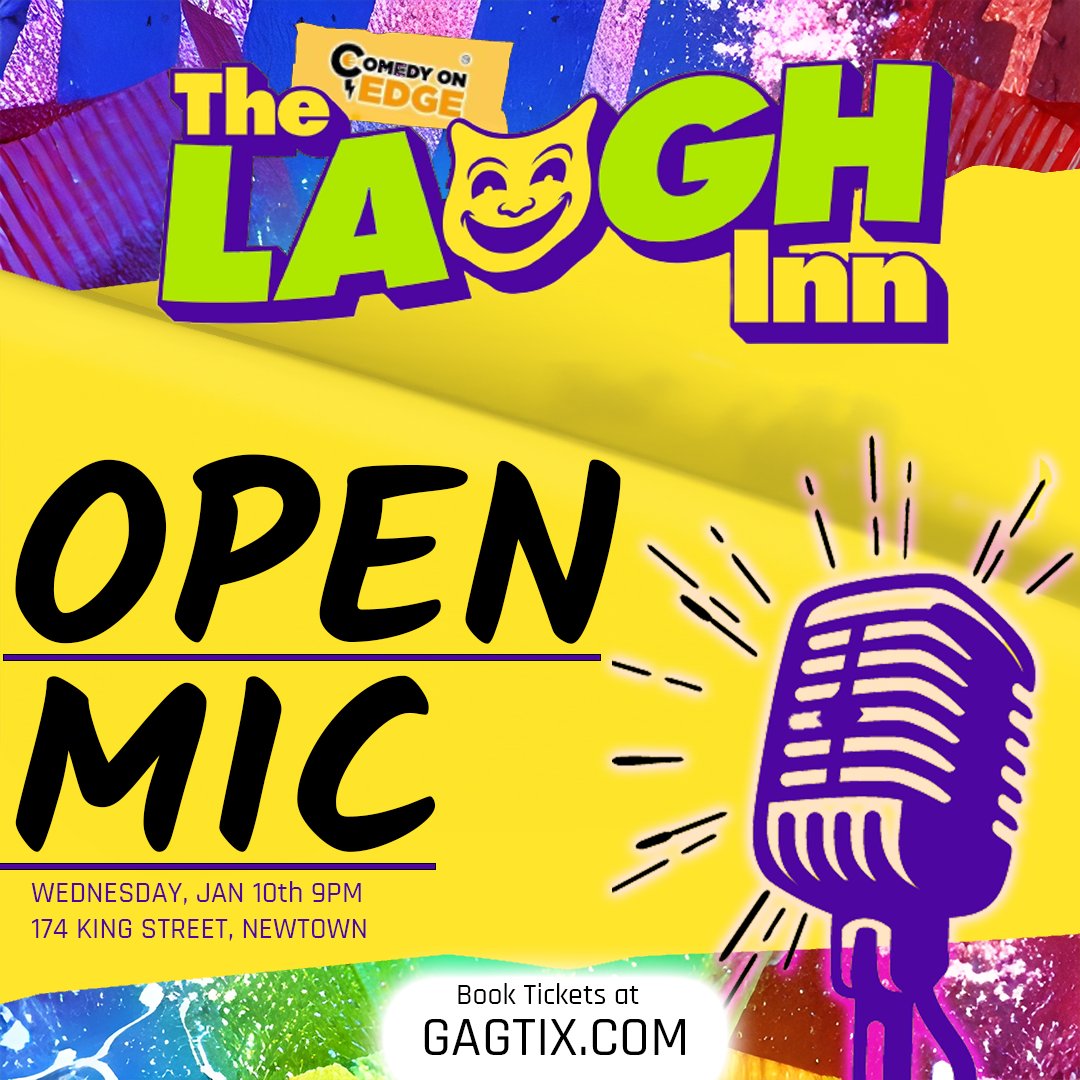 🤩Book at Laughtix.com  🤩 From $15

7pm LOL at The Laugh Inn ! Hosted by MITCH GARLING! "He's a Pro" - Chortle

9pm Book at GagTix.com 
HOTTEST OPEN MIC in Sydney, ONLY $7!

#sydney #sydneycomedy #newtown #innerwest #sydneythingstodo #sydneyevents