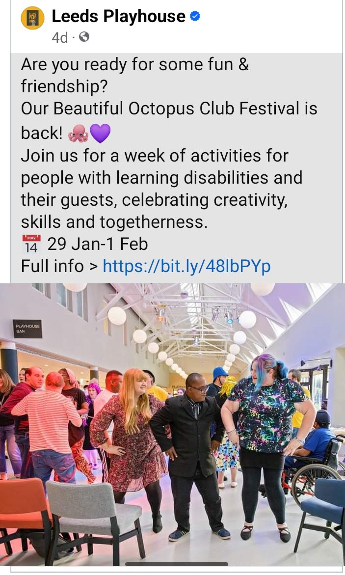 julie lill (@julielill) on Twitter photo Our friends at <a href="/LeedsPlayhouse/">Leeds Playhouse</a> are hosting The Beautiful Octopus club festival .Come along for lots of fun like these people on the flyer !They look familiar !?! <a href="/AspireCBS/">Aspire CBS</a> 😜#hillside Our friends at <a href="/LeedsPlayhouse/">Leeds Playhouse</a> are hosting The Beautiful Octopus club festival .Come along for lots of fun like these people on the flyer !They look familiar !?! <a href="/AspireCBS/">Aspire CBS</a> 😜#hillside