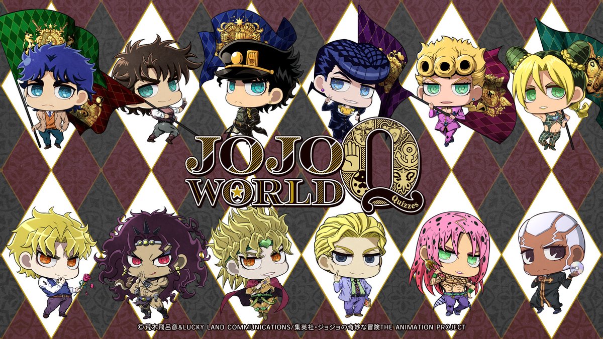 ジョジョ　クリアファイル　ちみキャラ ◤ちみキャラビジュアル公開◢ ゆーぽん先生（＠yupon2106）描きおろし