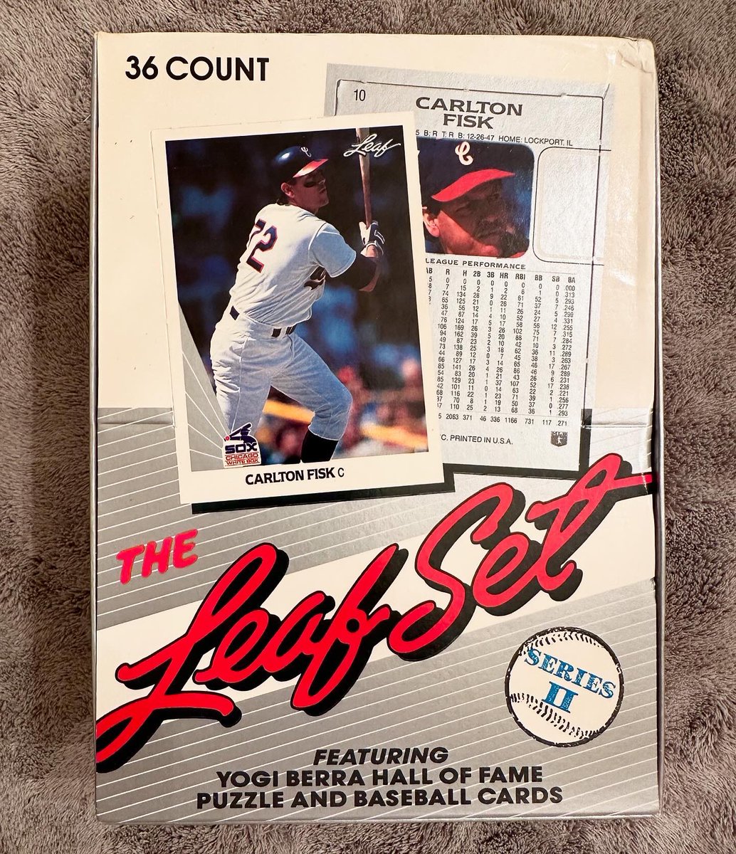 oldmanstylecard's tweet photo. Now it’s time for The Big Hurt Search. This was my first ever big card purchase as a kid. Time to crack open 1990 Leaf Series 2. Stay tuned for the hits and if the Krispy Kreme Hot Light comes back on. 🔥🚨#junkwax #waxboxes #leaf #leafbaseball #frankthomas #baseballcards https://t.co/Y6AWwwIywO