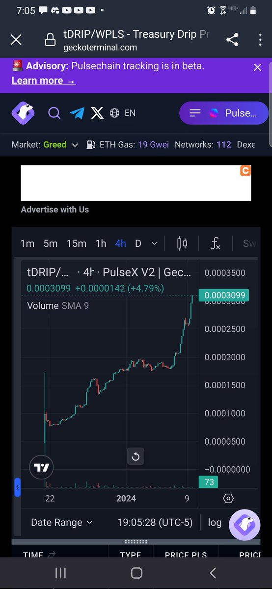 JCrypto50's tweet photo. #Hexicans #PulseChain #Pdrip
Chart speaks for it self!!!😉 https://t.co/KEreewUDSC