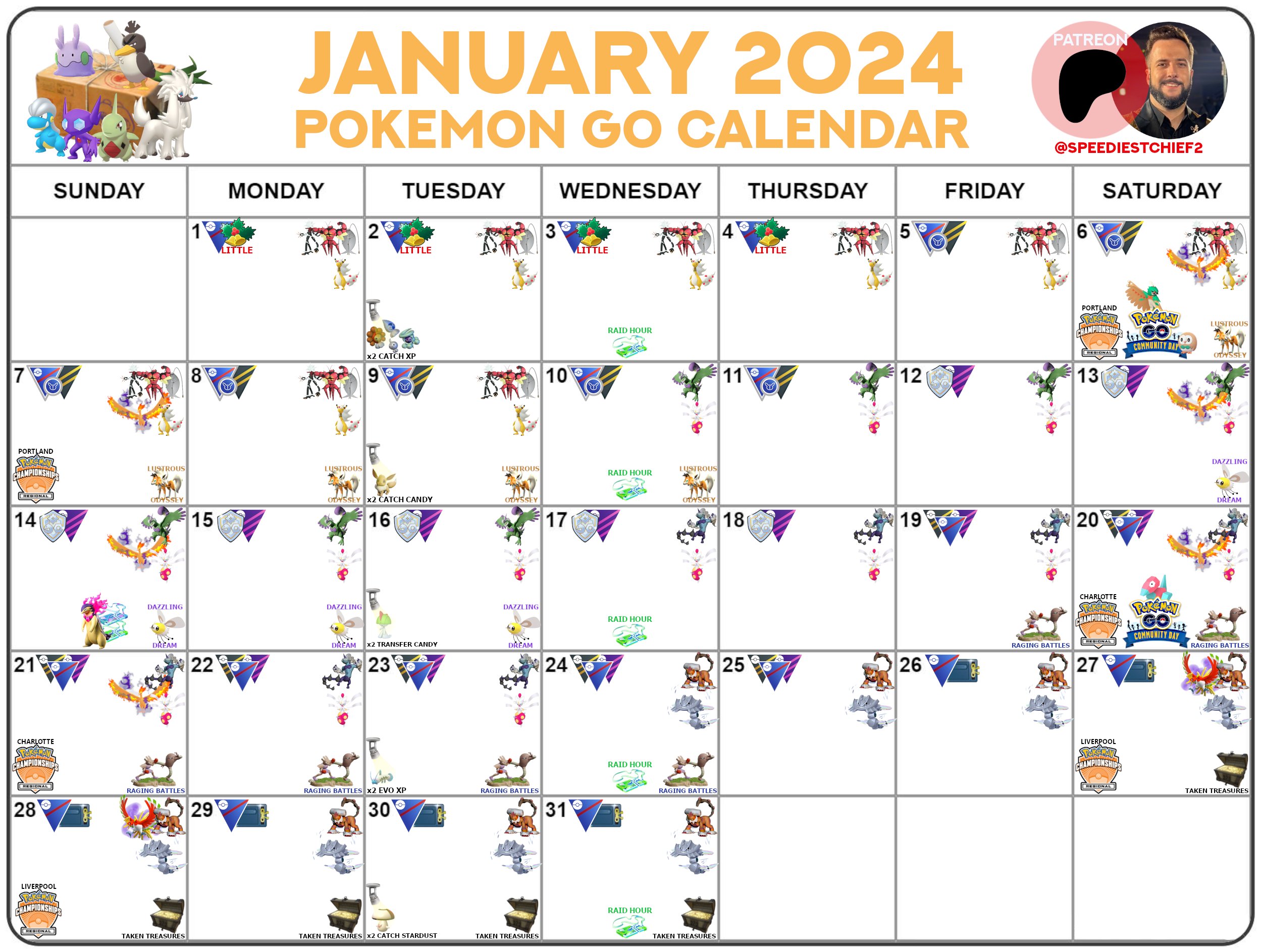 Calendar 2024 Pokémon