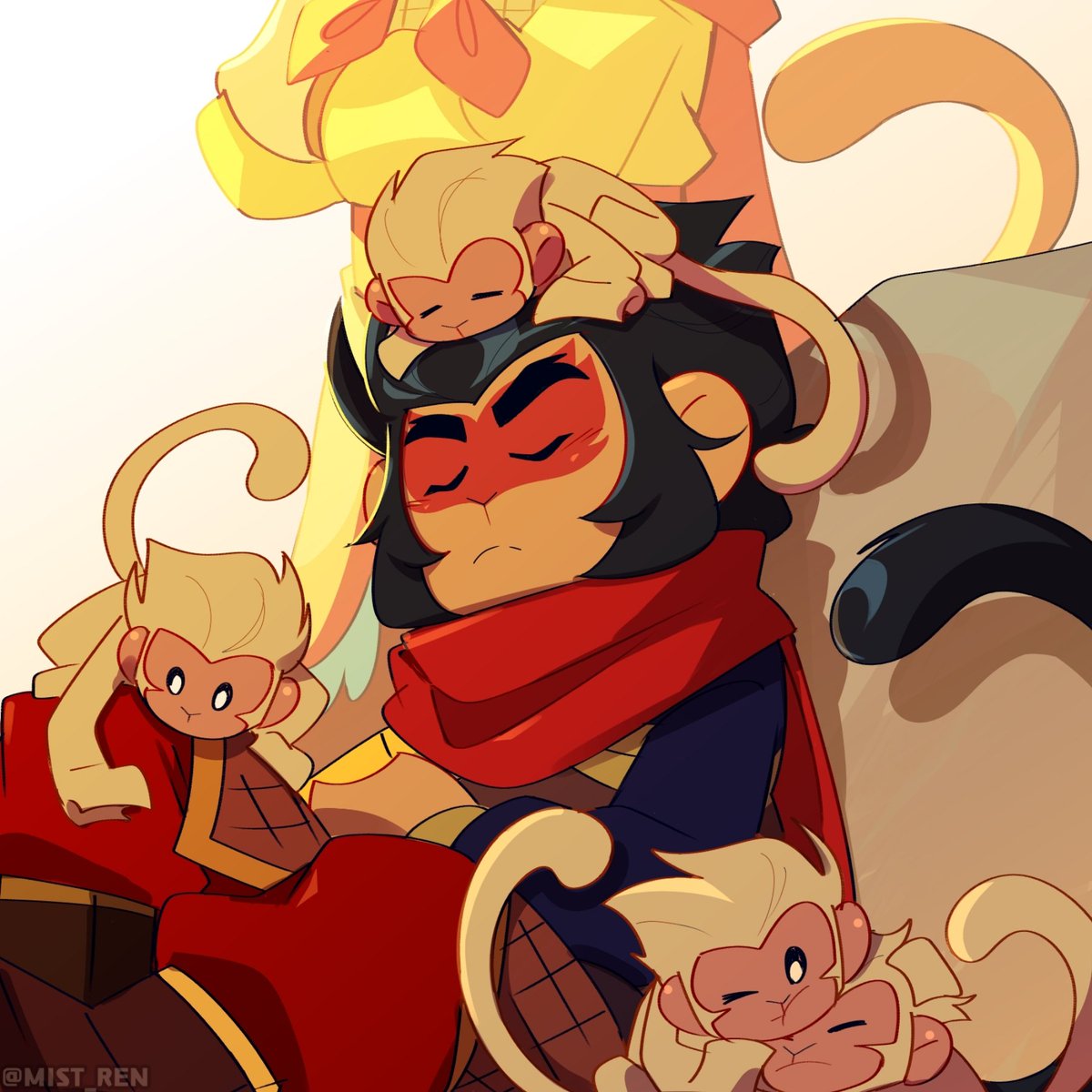 RenMist's tweet photo. Art train! Thankies for tag, bruhski✨
Lego Monkie kid for the win! Lol

@_Melianmoon_ @NanoLitore @mae7ri (hope y'all don't mind the tag 👀) https://t.co/FENC8mB8nH