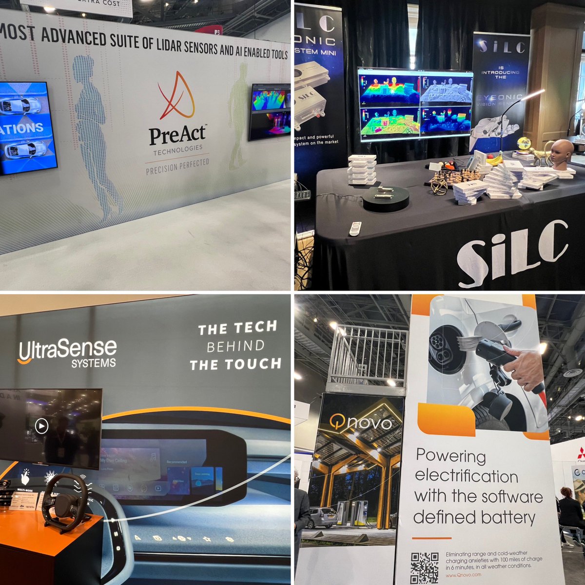 Enjoying catching-up today with our @Sony_Innov_Fund portfolio #startups @Preact_tech, #SiLC, @ridecell, @DigiLensInc, @UltraSenseSys & @QnovoCorp all across #CES2024, and checking our their latest nifty #technology demos! 👋🏻