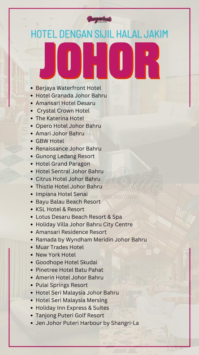 MalaysianFoods's tweet photo. Senarai Hotel Yang Mempunyai Restoran Diiktiraf Halal oleh JAKIM ! 😍 https://t.co/YHjWezzZOT