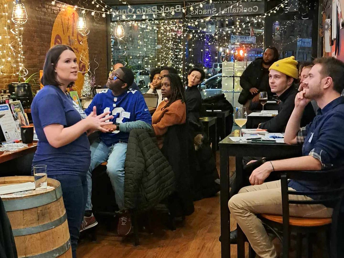 RepYourBlock's tweet photo. Thanks to everyone who came out to our #RepYourBlock 2024 kickoff last night, and to @endlesslifebeer for hosting us! 🎉

We're feeling energized and ready to build the local Democratic Party that Brooklyn deserves.

Feeling FOMO? Visit https://t.co/2fReaXeGBI to get involved. https://t.co/l7jcMnJZ5c