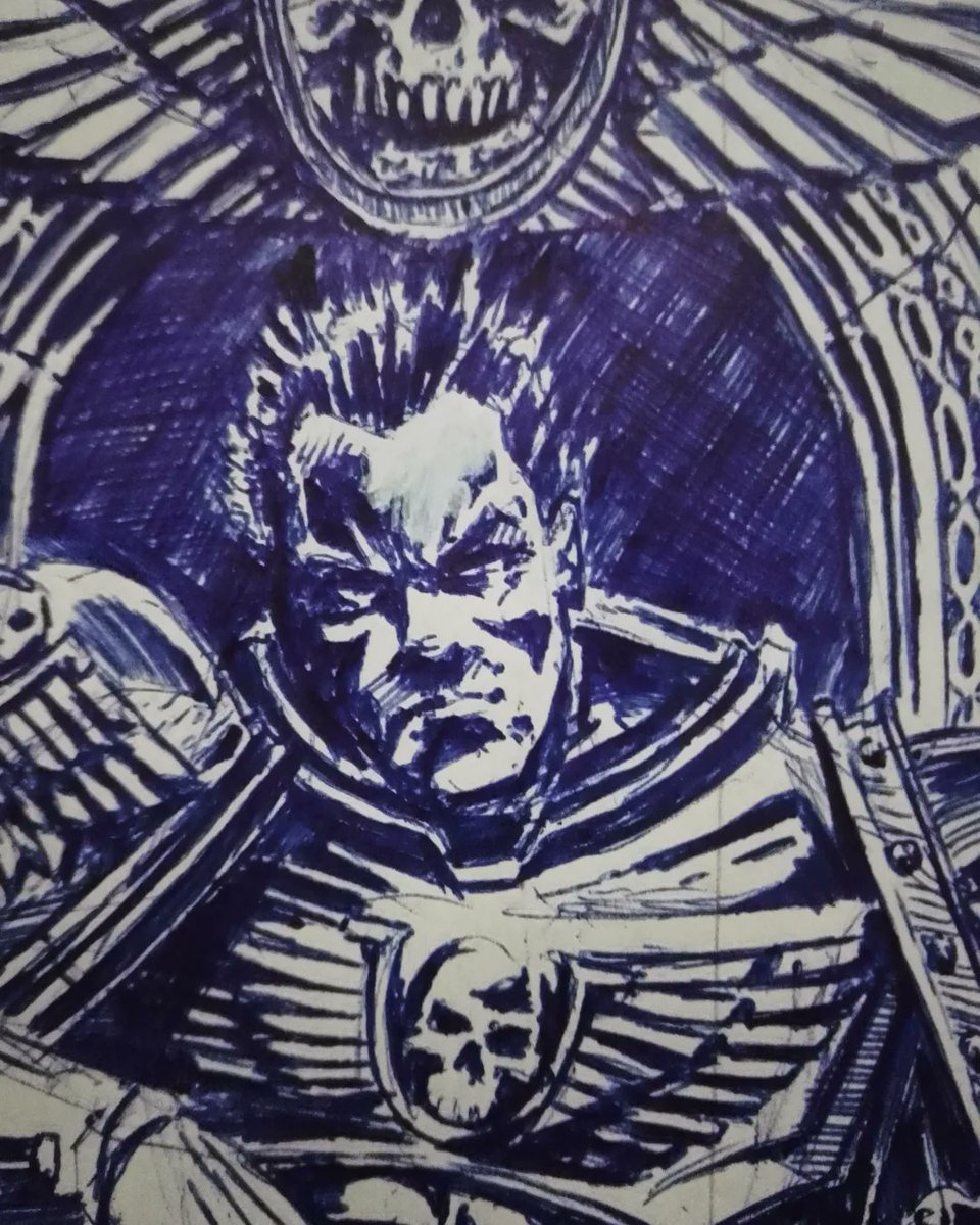 RomuloBarvaArt's tweet photo. A rough sketch/warmin'up. Warhammer 40k Space Marine 2. Thoughts?
#comicbookartist #comicstyle #comicpenciler #comicinker #openforcommissions https://t.co/ecS2mHMMFI