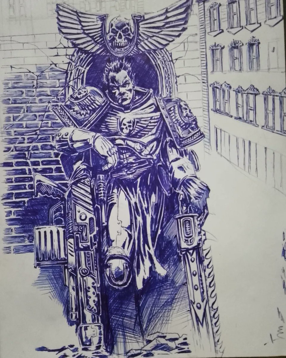 RomuloBarvaArt's tweet photo. A rough sketch/warmin'up. Warhammer 40k Space Marine 2. Thoughts?
#comicbookartist #comicstyle #comicpenciler #comicinker #openforcommissions https://t.co/ecS2mHMMFI