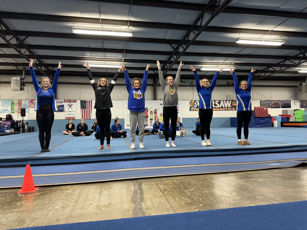 East Noble vs Warsaw gymnastic meet tonight.  We are battling some illness. Great job tonight for those who stepped in.  EN 91. 95. Warsaw. 82.025