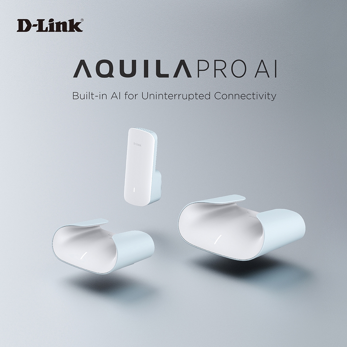 DLink_Global's tweet image. Never Struggle with Unstable Wi-Fi Connection

AQUILA PRO AI utilizes a smart AI Algorithm technology to optimize your Wi-Fi for a faster, more stable connection for everyone, everywhere around your home

bit.ly/47tAoBd

#dlink #AQUILAPROAI #MeshWiFi #SmartHome #Filogic
