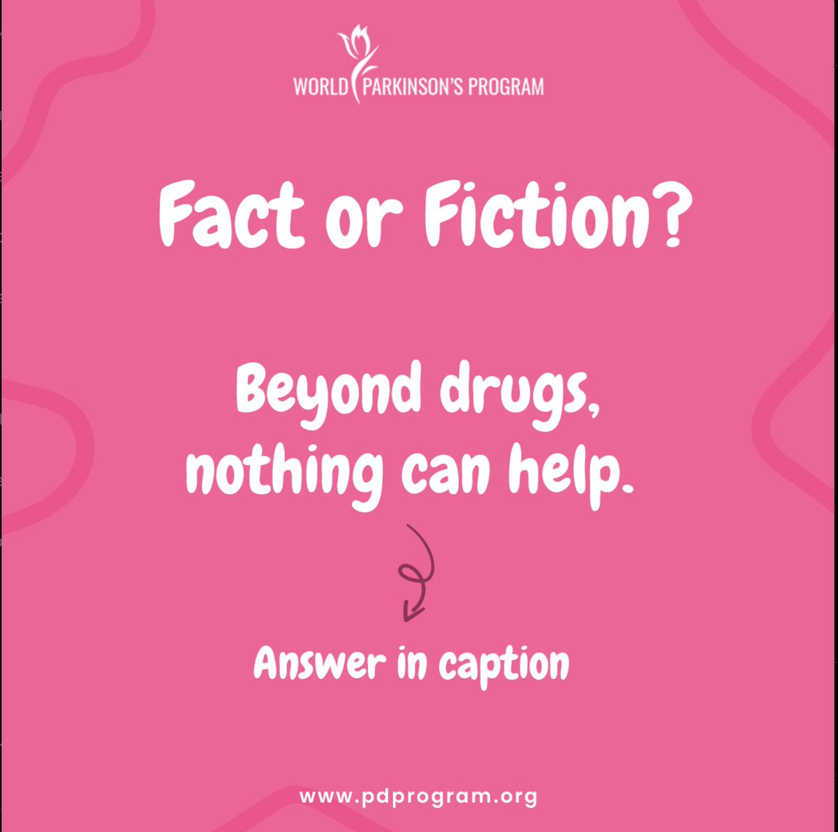False! Research suggests that exercise can help reduce the motor symptoms of Parkinson’s as well as improve associated sleep problems.