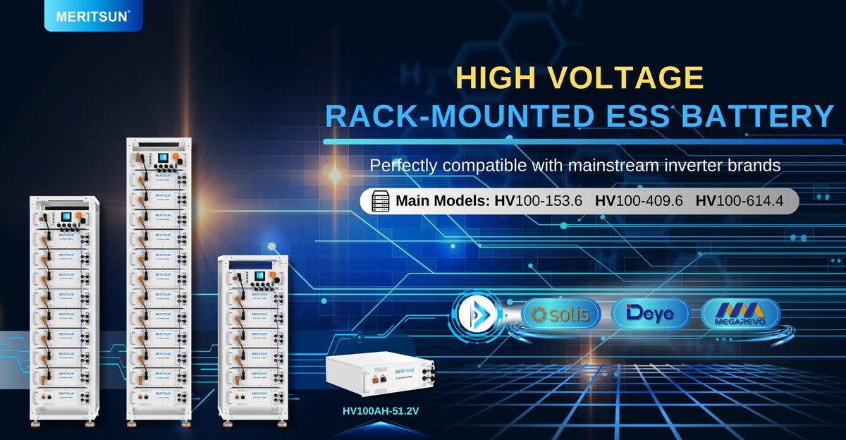 FannieMeritsun's tweet photo. #Meritsun New HV standard battery modules 51.2v100ah (for Residential and commercial ) You can free customized the battery pack by your side according to your electricity demands,which debugging of #DEYE #solis #Megarevo.
https://t.co/4y1bs70vyz
#lithiumbattery #lifepo4 https://t.co/fISMzBHV6Q
