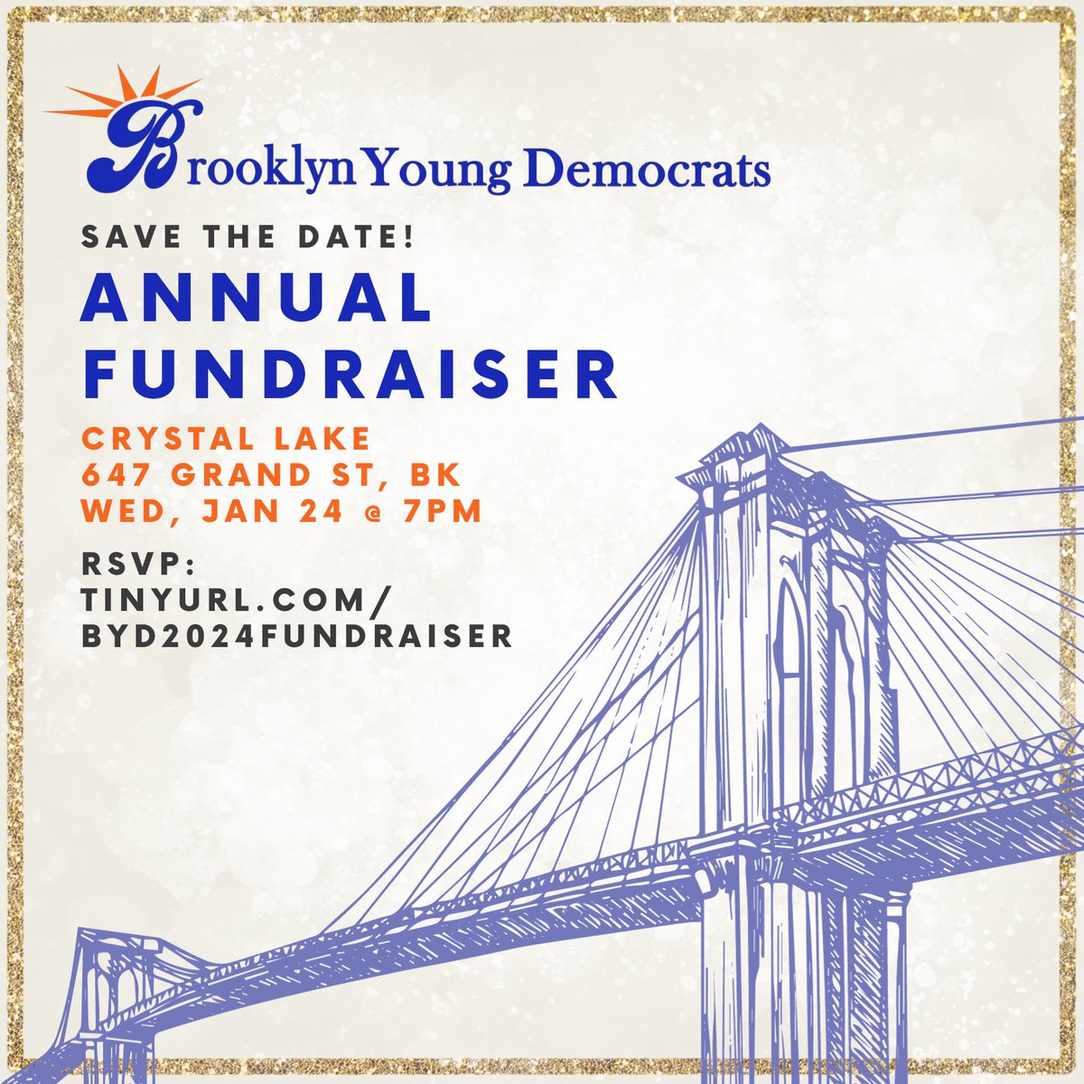 Join us on Wednesday, January 24th to celebrate hard-won victories and gear up for 2024! We’ll enjoy food and drinks, and honor the Brooklynites fighting to create a better borough for all. More details to come soon! For now, get tickets at tinyurl.com/BYD2024Fundrai….