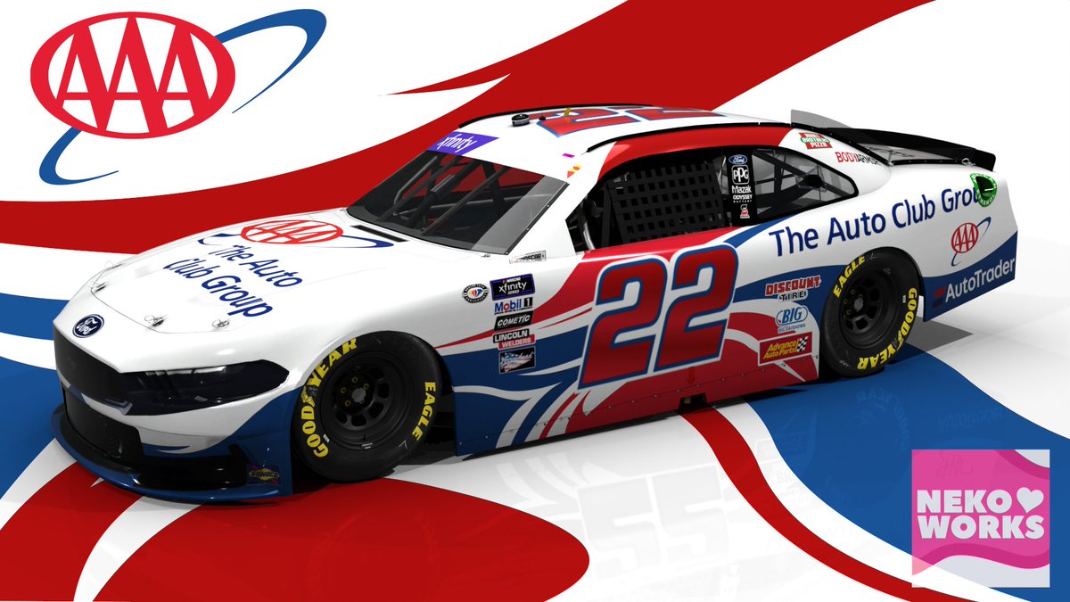 NekoworksD's tweet photo. I've been designing alot today. Also wanted to make this concept just because I miss the @Team_Penske @NASCAR_Xfinity program.
-
-
-
-
#GraphicDesign | #NASCAR | #simracing | #heylefty | #iRacing https://t.co/1mw4Nq64G8