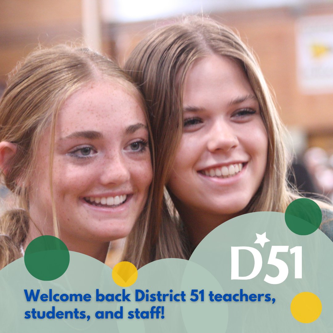 d51schools's tweet photo. ❄️ 🎉 Welcome back, everyone! 📚✨First day back to school is tomorrow - Wednesday, January 10. We hope you had an amazing Winter Break and are feeling recharged for an incredible semester ahead! 

#WeAreD51 https://t.co/TcdXueEg9n