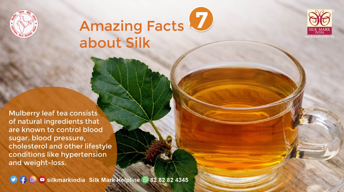 Amazing Facts About Silk! #75silkenyearsCSB @TexMinIndia @csbmot @PiyushGoyal @DarshanaJardosh @PrajaktaVerma @Ifssivakumar @meenakshiifs @ShefVaidya @anuradhagoyal