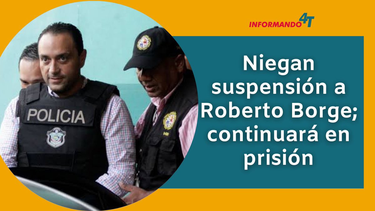Informando4T's tweet photo. 📌 Un juez federal rechazó otorgar una suspensión definitiva a Roberto Borge Angulo, ex gobernador de Quintana Roo, quien pretendía que se modificara la prisión preventiva que le fue impuesta con la intención de recobrar su libertad. https://t.co/ApDG8PqpBz