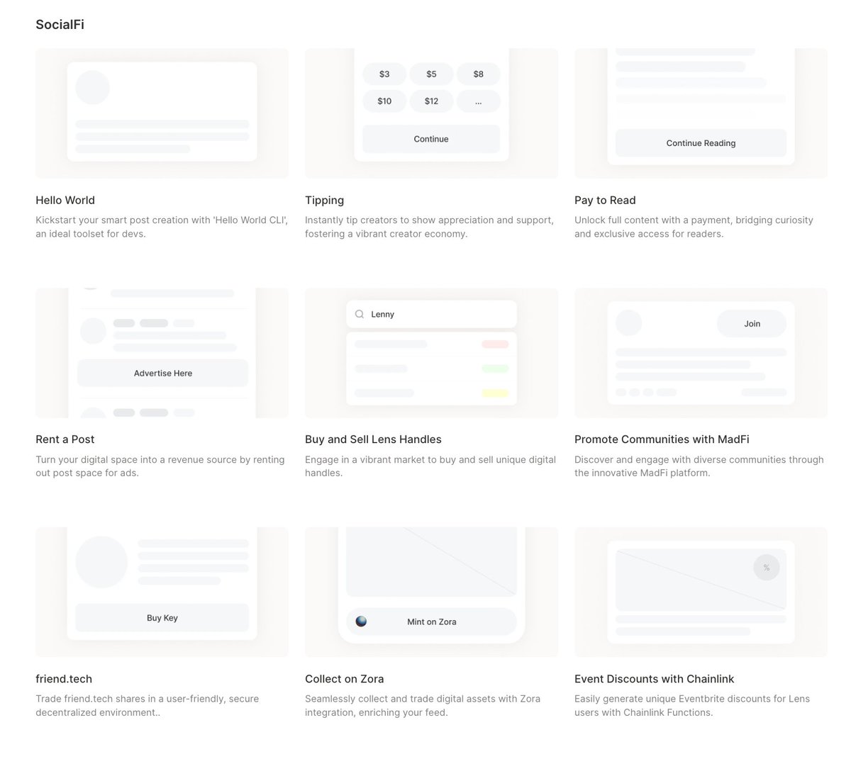 This might be something we are all sleeping on. Could see these open actions come back into play with new DeSoc use cases in 2024 on <a href="/LensProtocol/">Lens</a>. 

lens.xyz/openactions