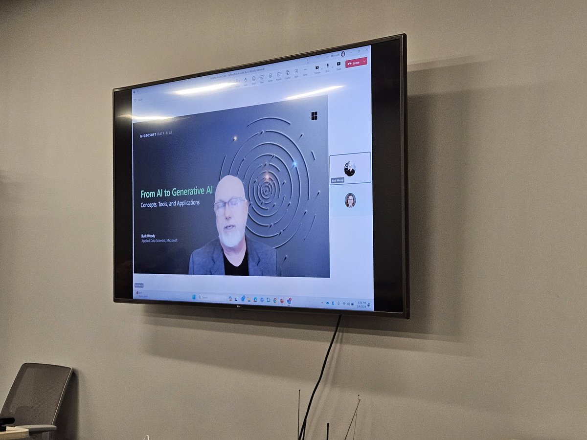 IrishSQL's tweet image. I forgot to share this last night. A packed room for @BuckWoodyMSFT taking about Generative AI with @AtlAzureData user group. #AzureDataCommunity