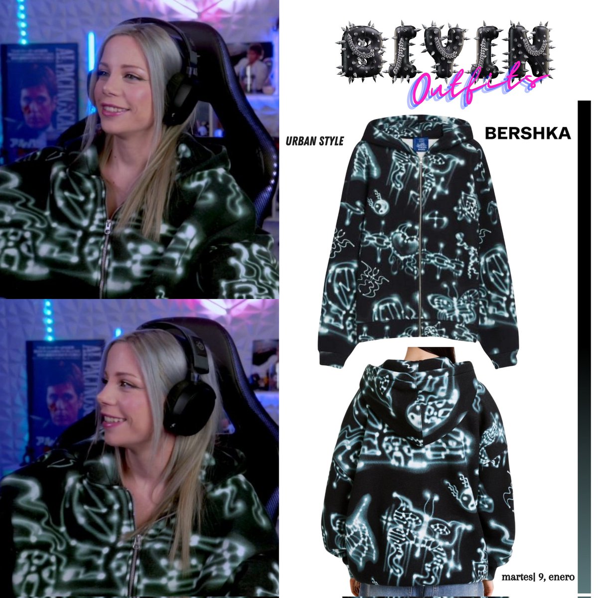 9.enero 24
Outfit Biyín Twitch Stream
