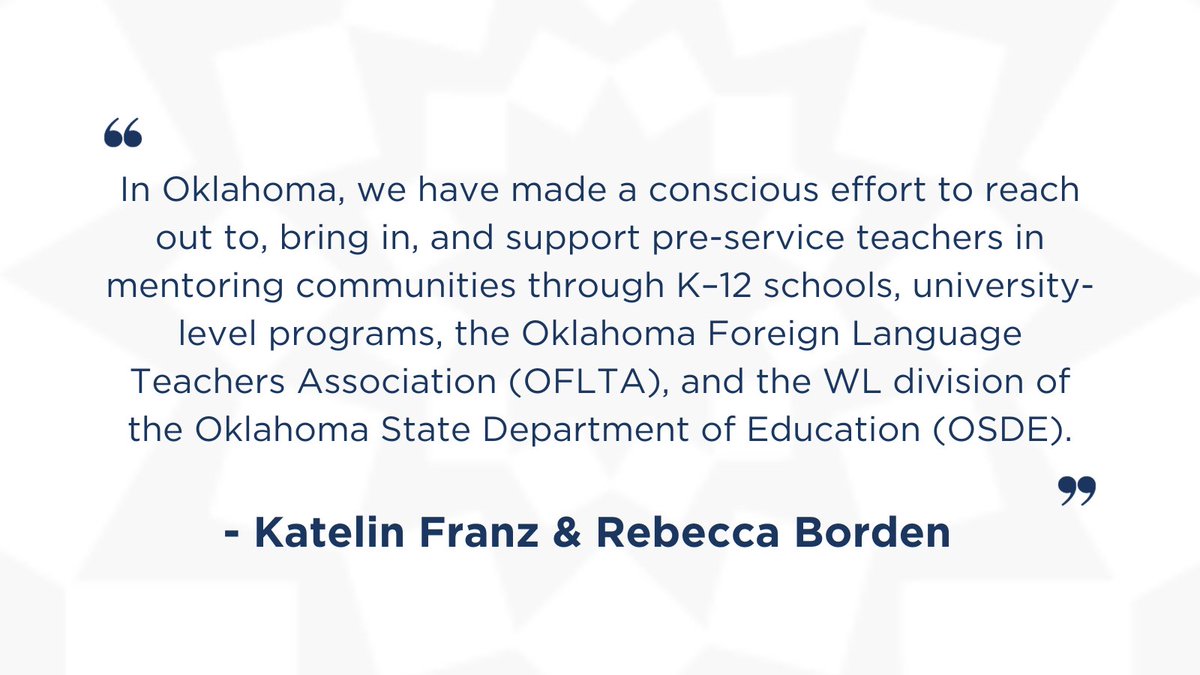 Doctoral student Katelin Franz & Dr. Rebecca Borden talk about reaching out, bringing in, & supporting new teachers: An Oklahoma Model in their recent TLE article. Read more in the latest issue of TLE: bit.ly/2QNKo3w 
#TuesdayTLE