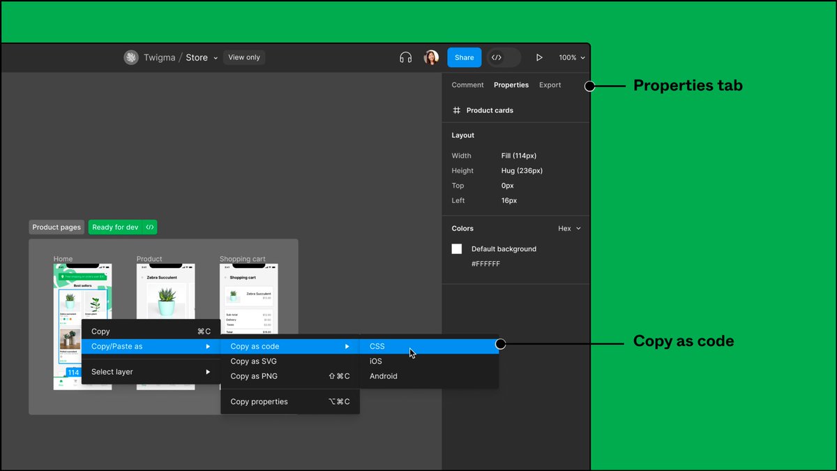 hal__lee's tweet image. Figma 开始收割了，Dev mode 要收费了，组织版 $25/人/月，企业版 $35/人/月，专业版没有专门的 dev 席位，要买 editor 席位。而且，之前的 Properties 面板也被砍了很多，几乎不可用。Figma 这么搞早晚把自己玩完。