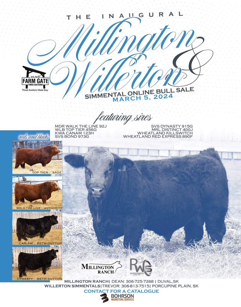 Save the date March 5 on DLMS Farmgate Timed Auctions