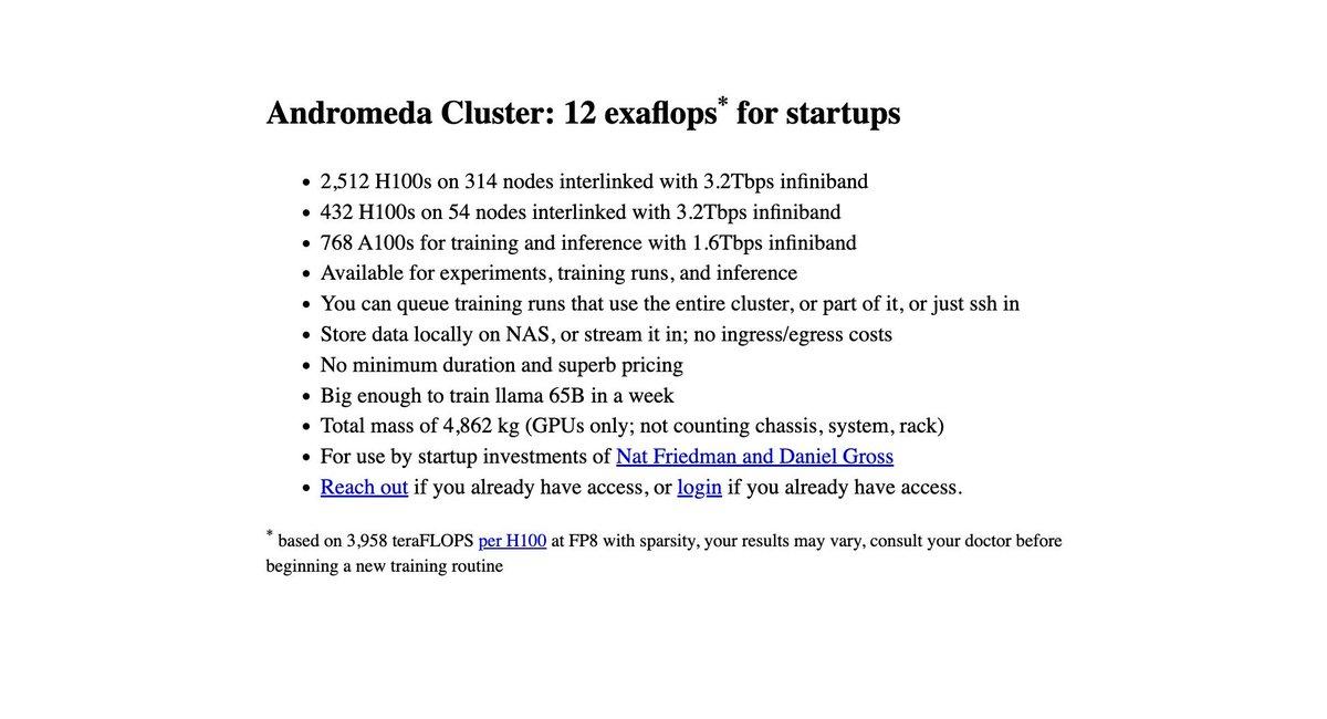 Andromeda.ai upgraded with a few more flops:
