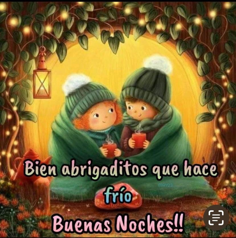 Excelente noche y buen descanso