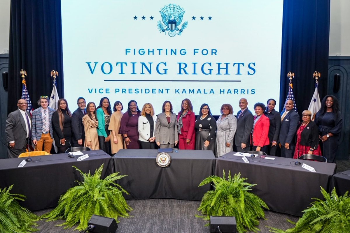 Today, I was back in Georgia to speak with leaders on the frontlines of our fight to protect the freedom to vote.

We discussed the work ahead to counter threats to ballot access and ensure every voter can exercise their right to make their voice heard.