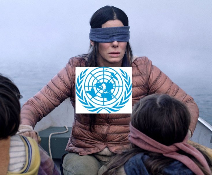 La ONU cuando terroristas de izquierda asesinan civiles inocentes.