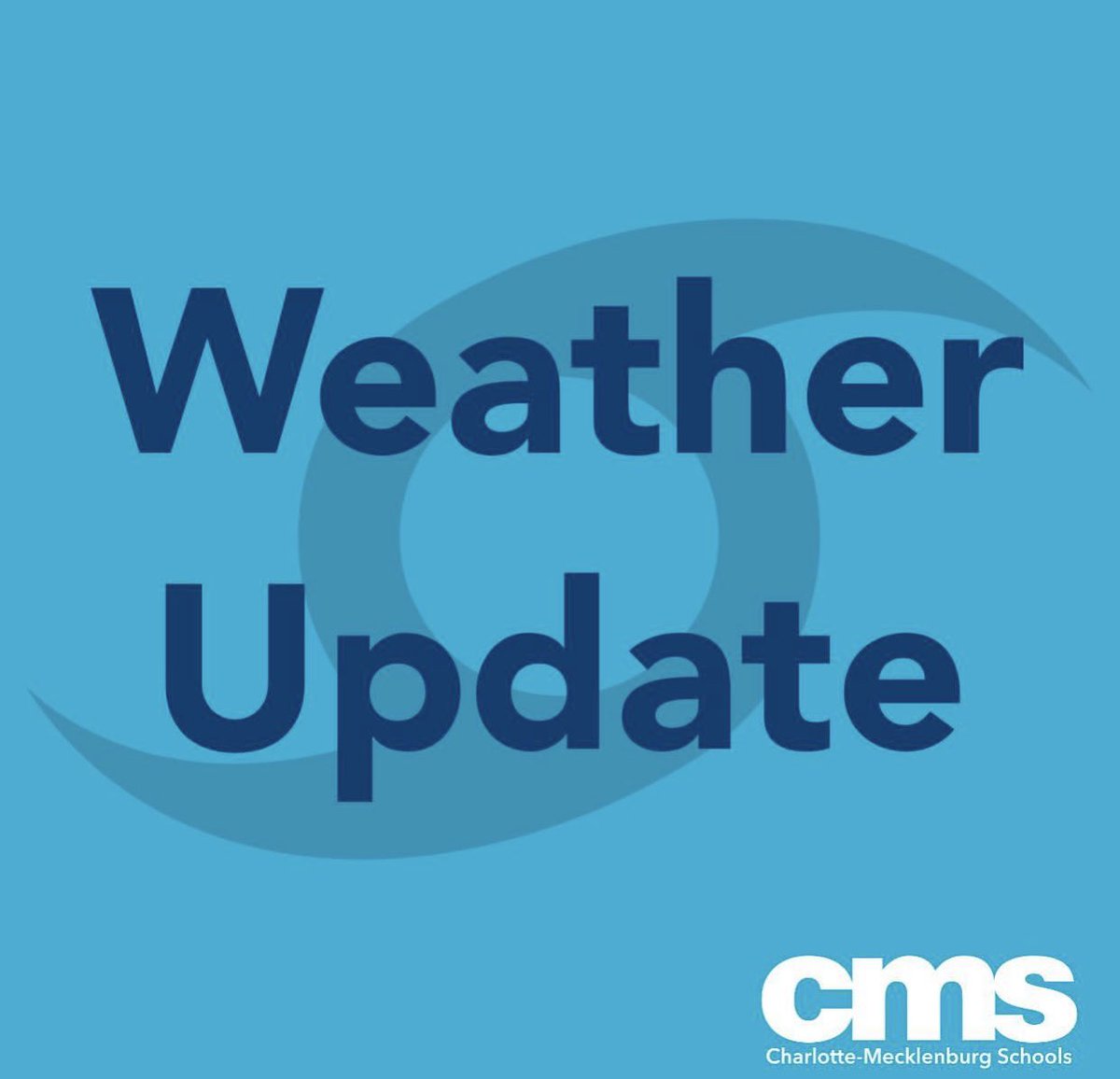 CharMeckSchools's tweet image. UPDATE: @CharMeckSchools will delay opening by two hours tomorrow, Wednesday, Jan. 10, 2024. Thank you for your continued support of Charlotte-Mecklenburg Schools. #schoolsreopening