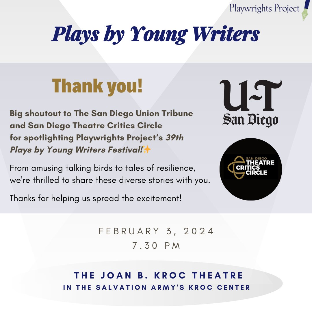 Playwrights Project tweet media