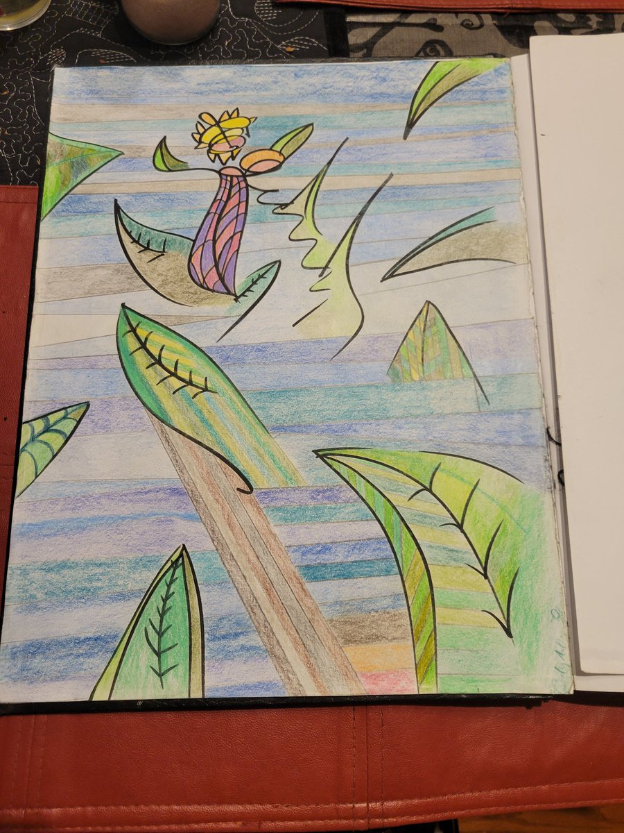CharleyStrouza's tweet photo. #abstractart #faberCastell
#pencilcrayons #mothernature
#listening #cfru
#undergroundshow #housemusic https://t.co/svwDajxFkA