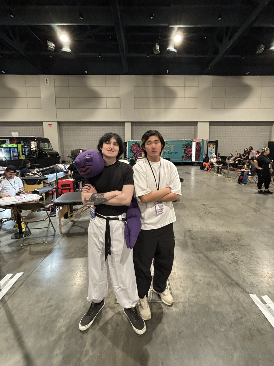 jay kim goes to his first anime convention and gets rly excited everytime he sees someone cosplaying as one of his favorite anime characters (2024)