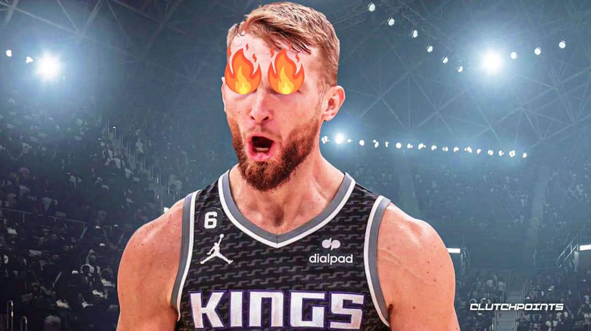 ClutchPoints's tweet photo. Domantas Sabonis' MONSTER triple-double leads the Kings to the victory over the Pistons who trailed by as many as 20 points!

🔥 37 points
🔥 10 rebounds
🔥 13 assists
🔥 3 steals

🔥 16-of-21 FG

It's Domas' 4th triple-double over his last 6 games!